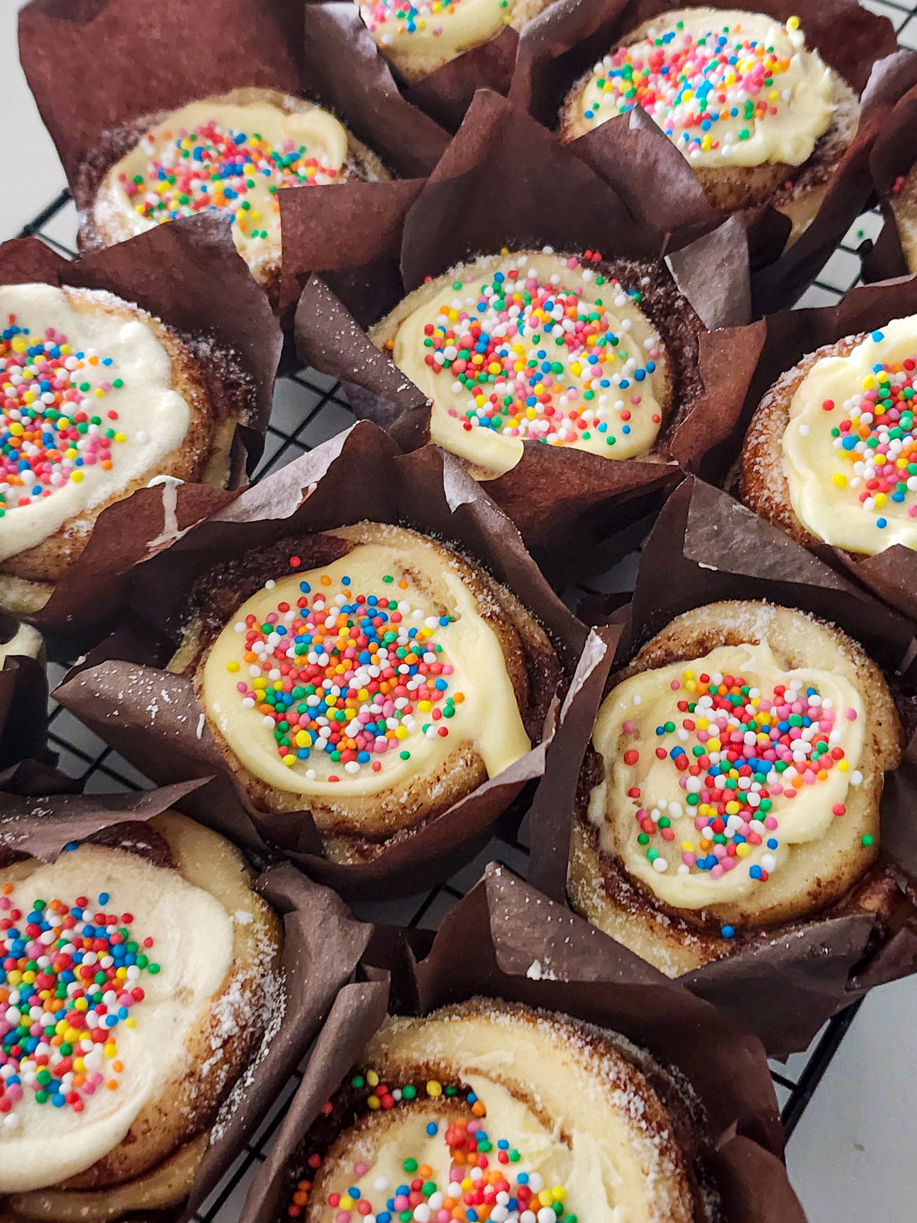 Fairy Bread Cinnamon Scrolls *LIMITED EDITION*